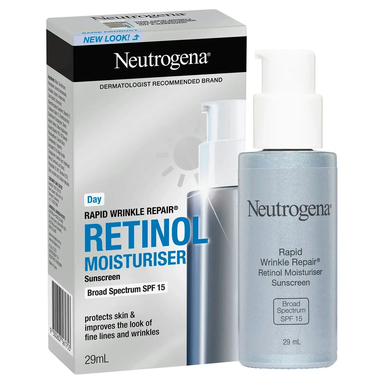 Neutrogena Rapid Wrinkle Repair Retinol Anti Ageing Day Moisturiser SPF15 29mL