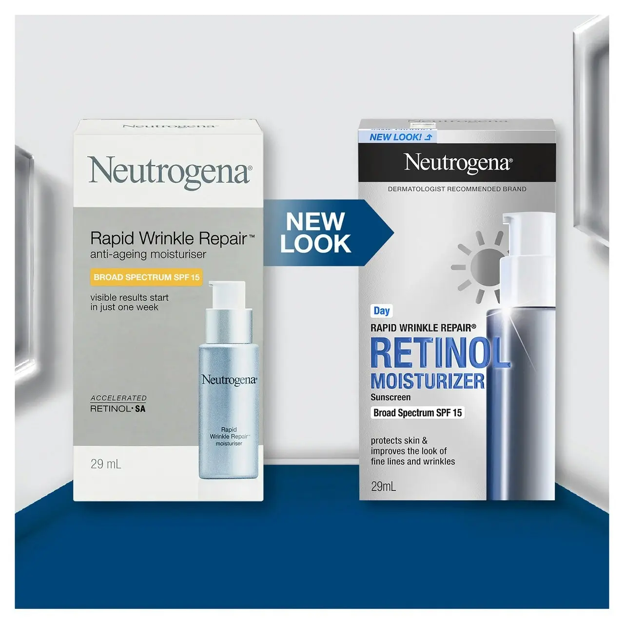 Neutrogena Rapid Wrinkle Repair Retinol Anti Ageing Day Moisturiser SPF15 29mL