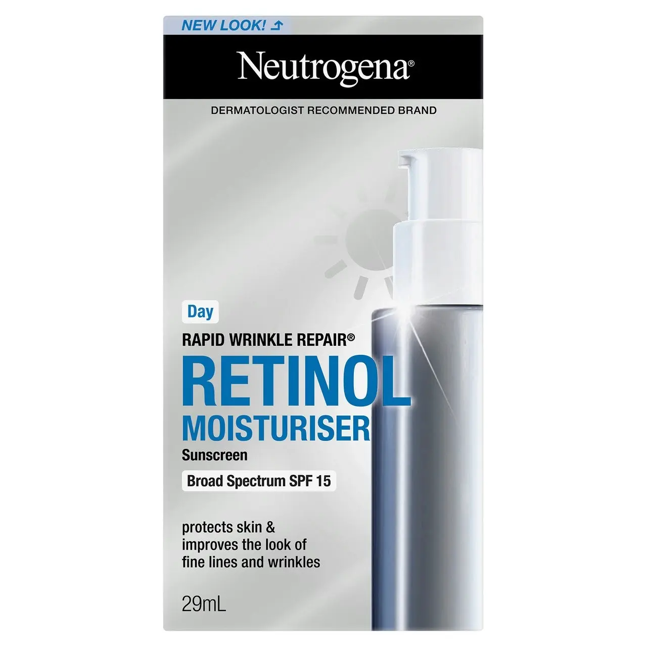 Neutrogena Rapid Wrinkle Repair Retinol Anti Ageing Day Moisturiser SPF15 29mL