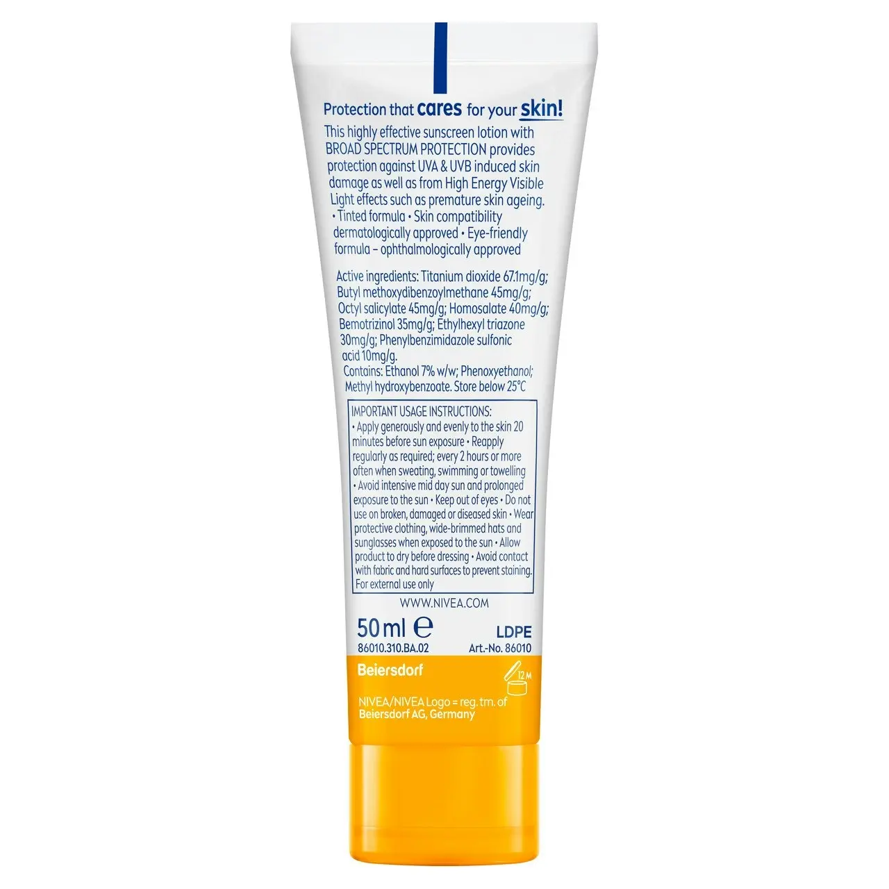 Nivea UV Face BB Cream SPF50+