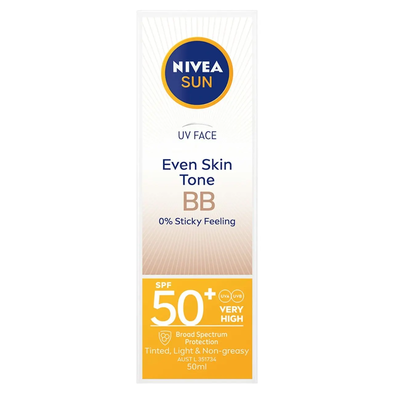 Nivea UV Face BB Cream SPF50+