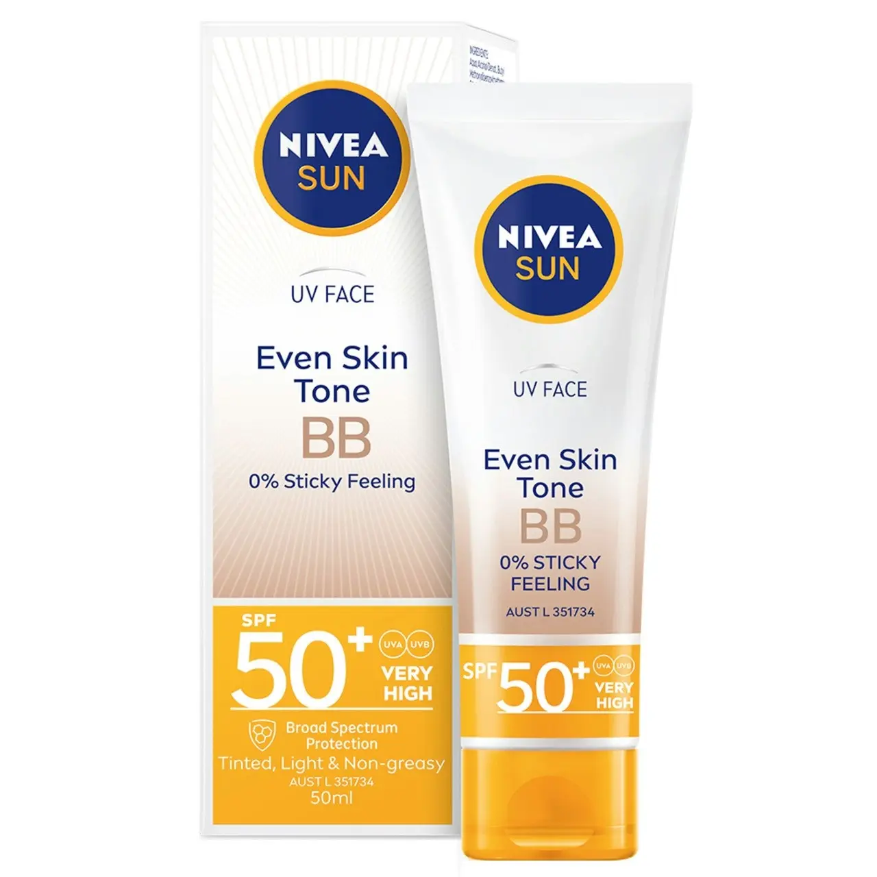 Nivea UV Face BB Cream SPF50+