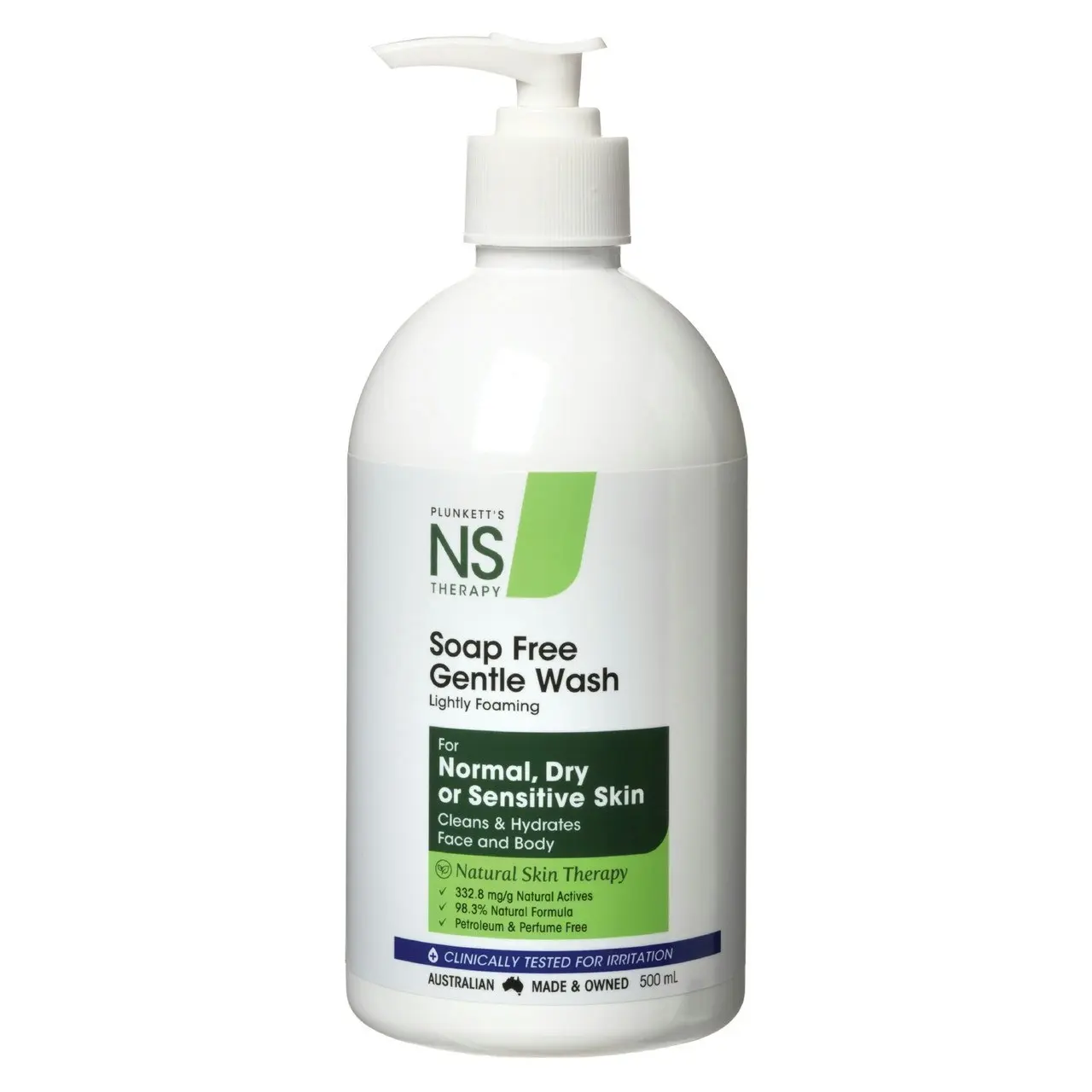 Plunkett's NS Soap Free Wash 500mL