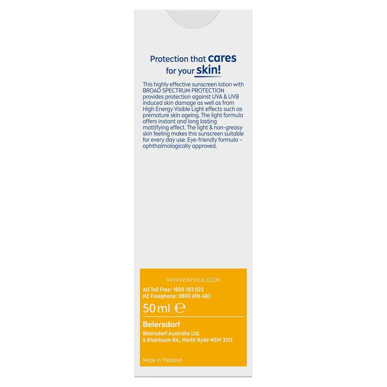 Nivea UV Face Shine Control SPF50+