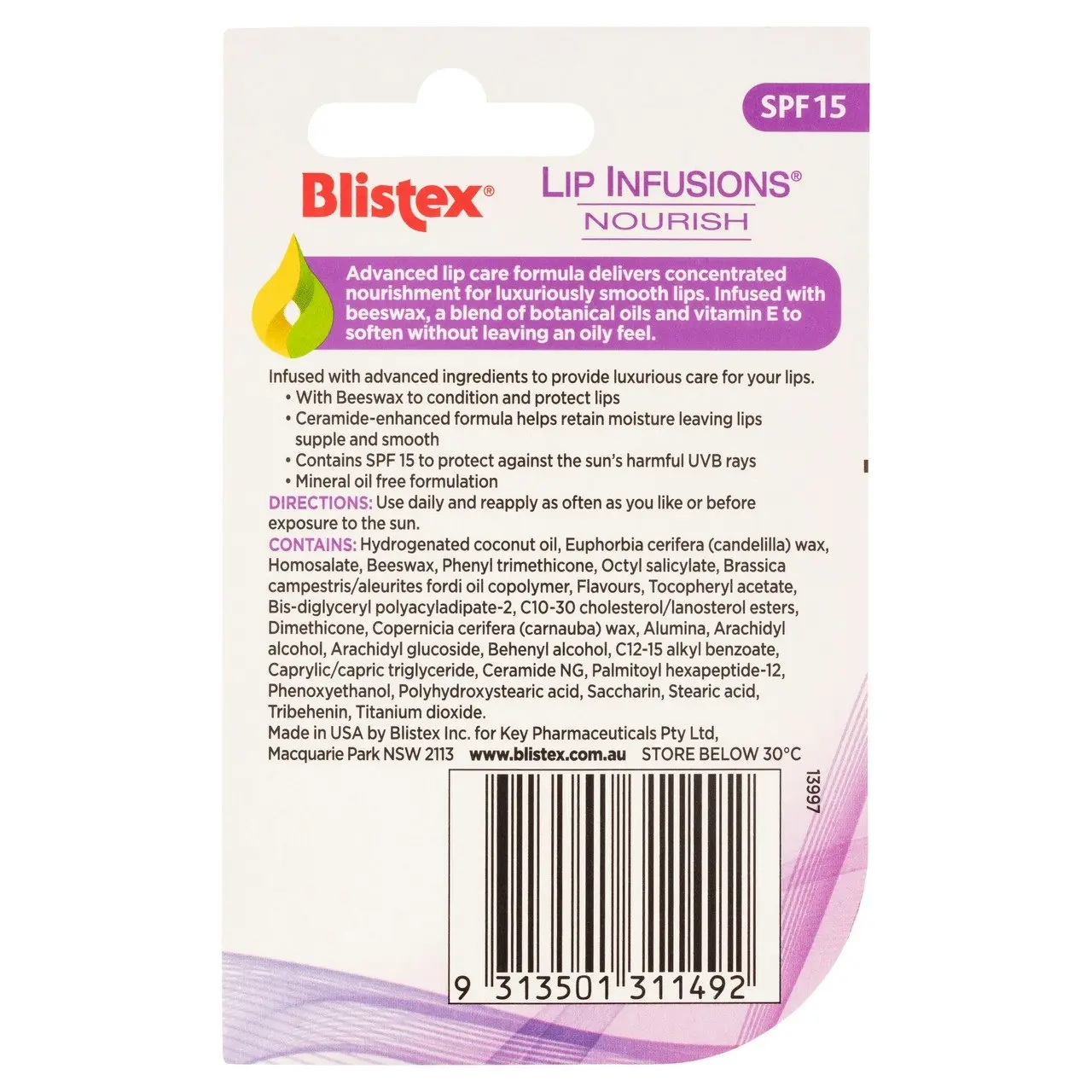 Blistex Lip Infusion Nourish 3.7g