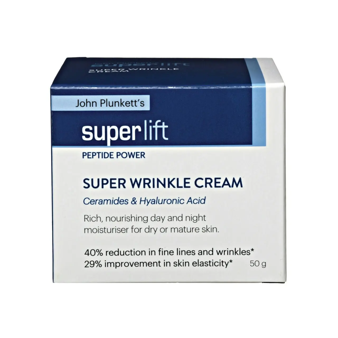 John Plunkett's SuperLift Super Wrinkle Day & Night Cream 50g