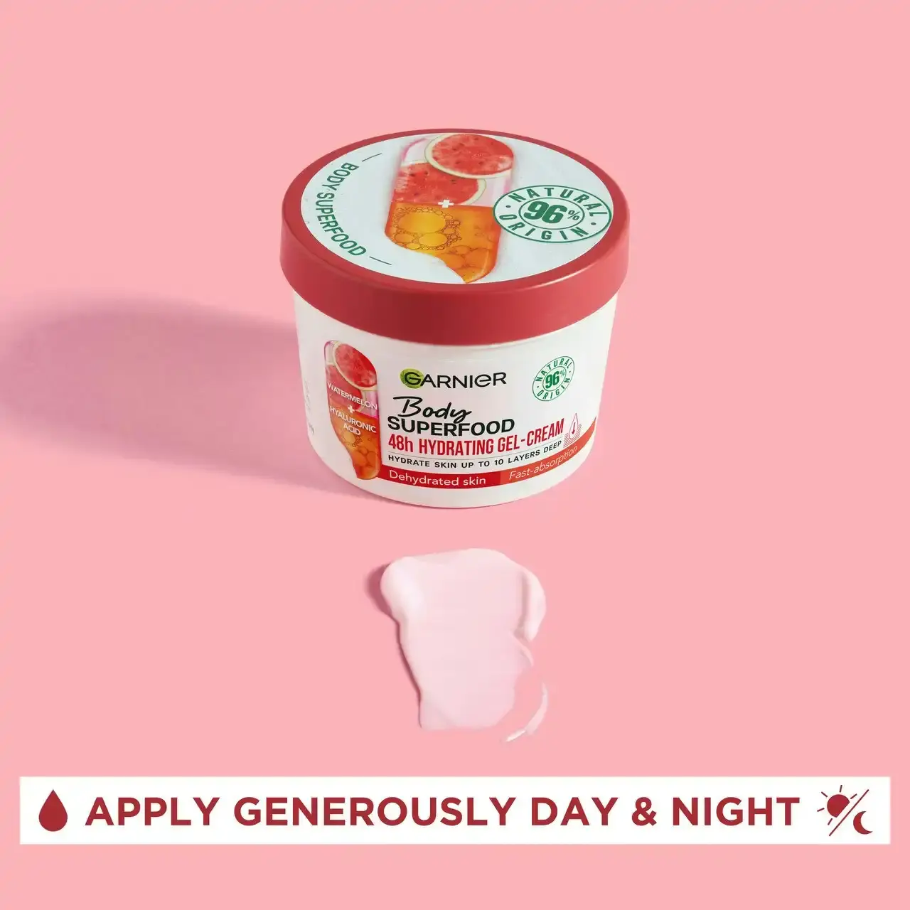 Garnier Body Superfood Watermelon & Hyaluronic Acid Body Cream 380ml