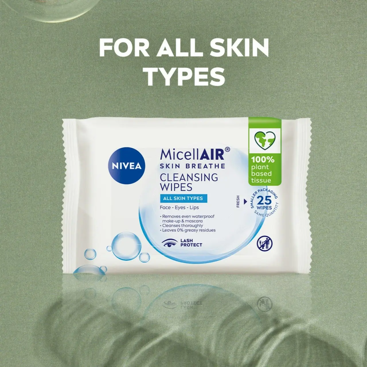 Nivea MicellAIR(R) Biodegradable Cleansing Wipes