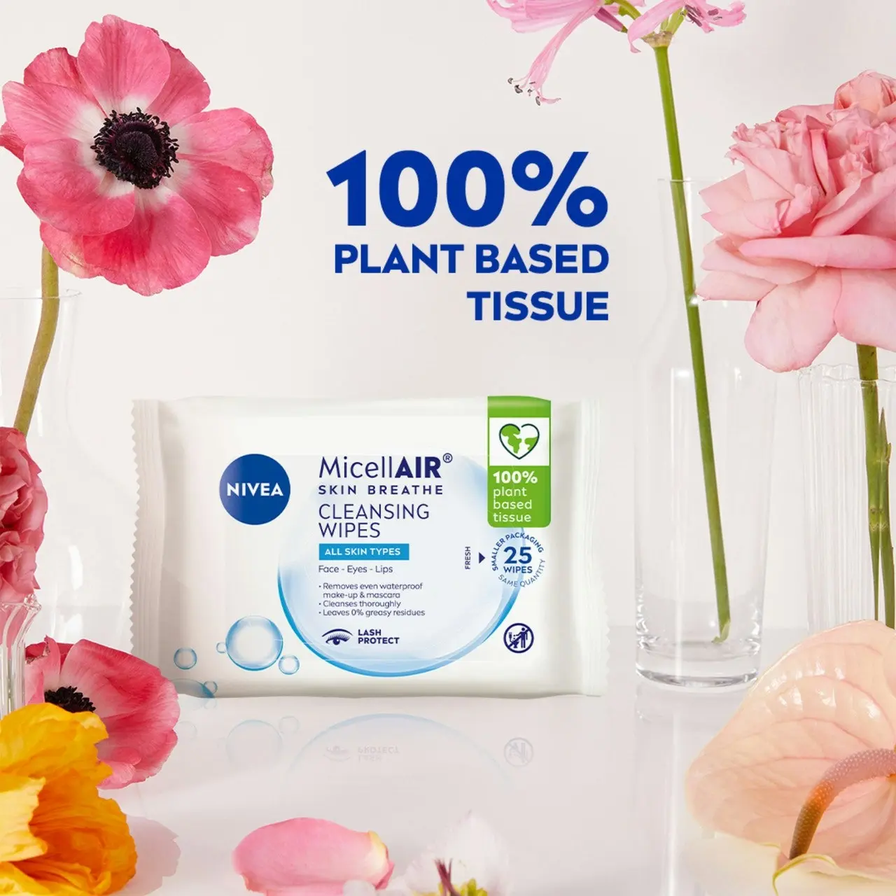 Nivea MicellAIR(R) Biodegradable Cleansing Wipes