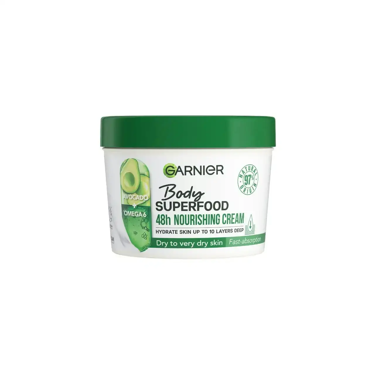 Garnier Body Superfood Avocado & Omega 6 Body Moisturiser 380ml