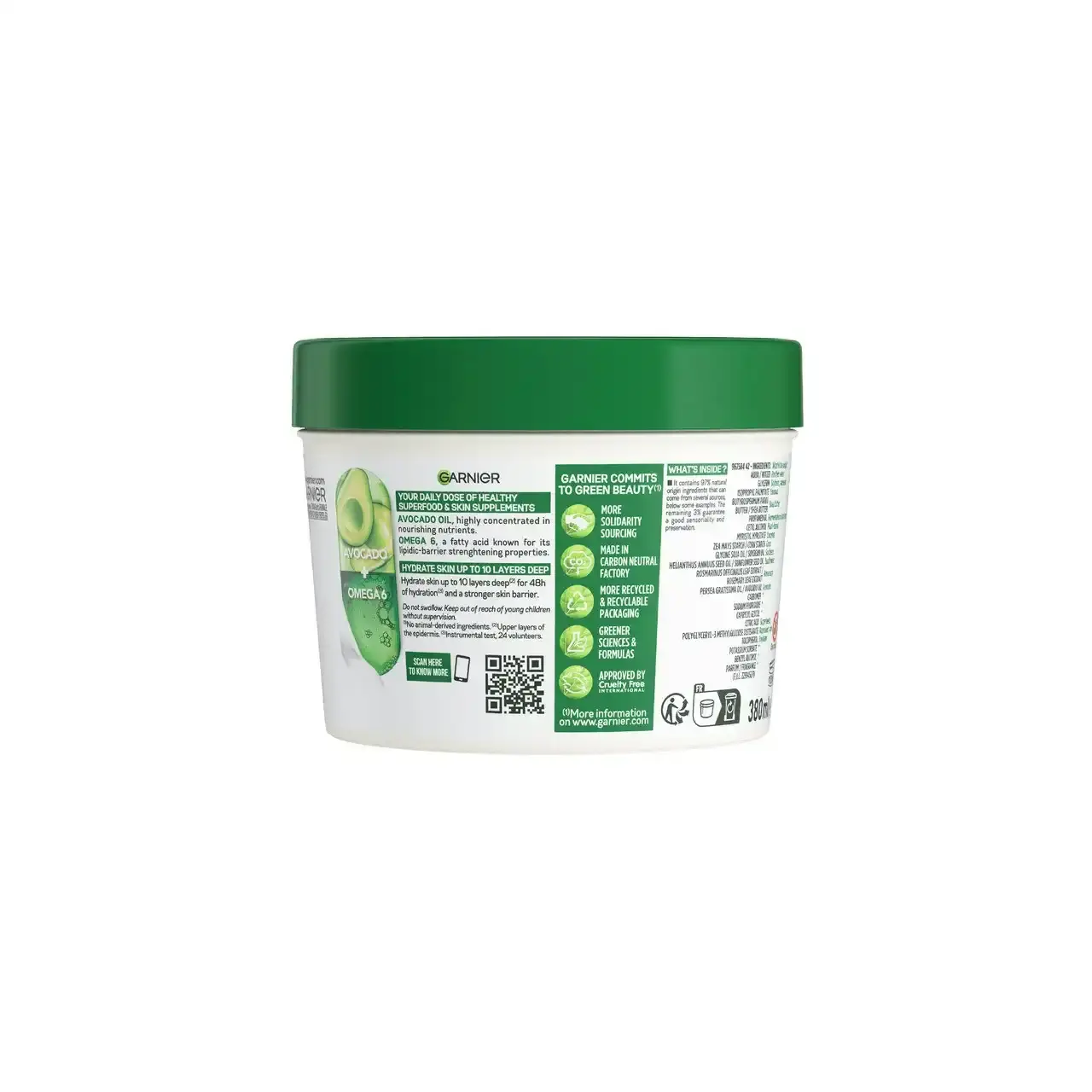 Garnier Body Superfood Avocado & Omega 6 Body Moisturiser 380ml