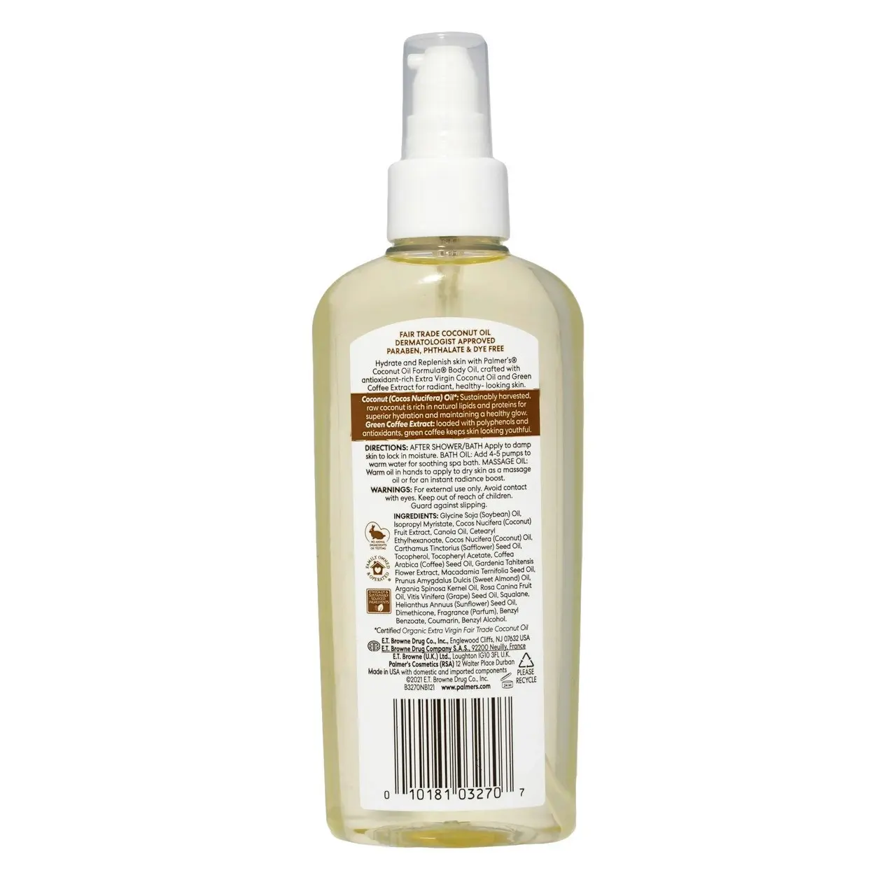 Palmer's Coconut Oil Body Oil 150ml