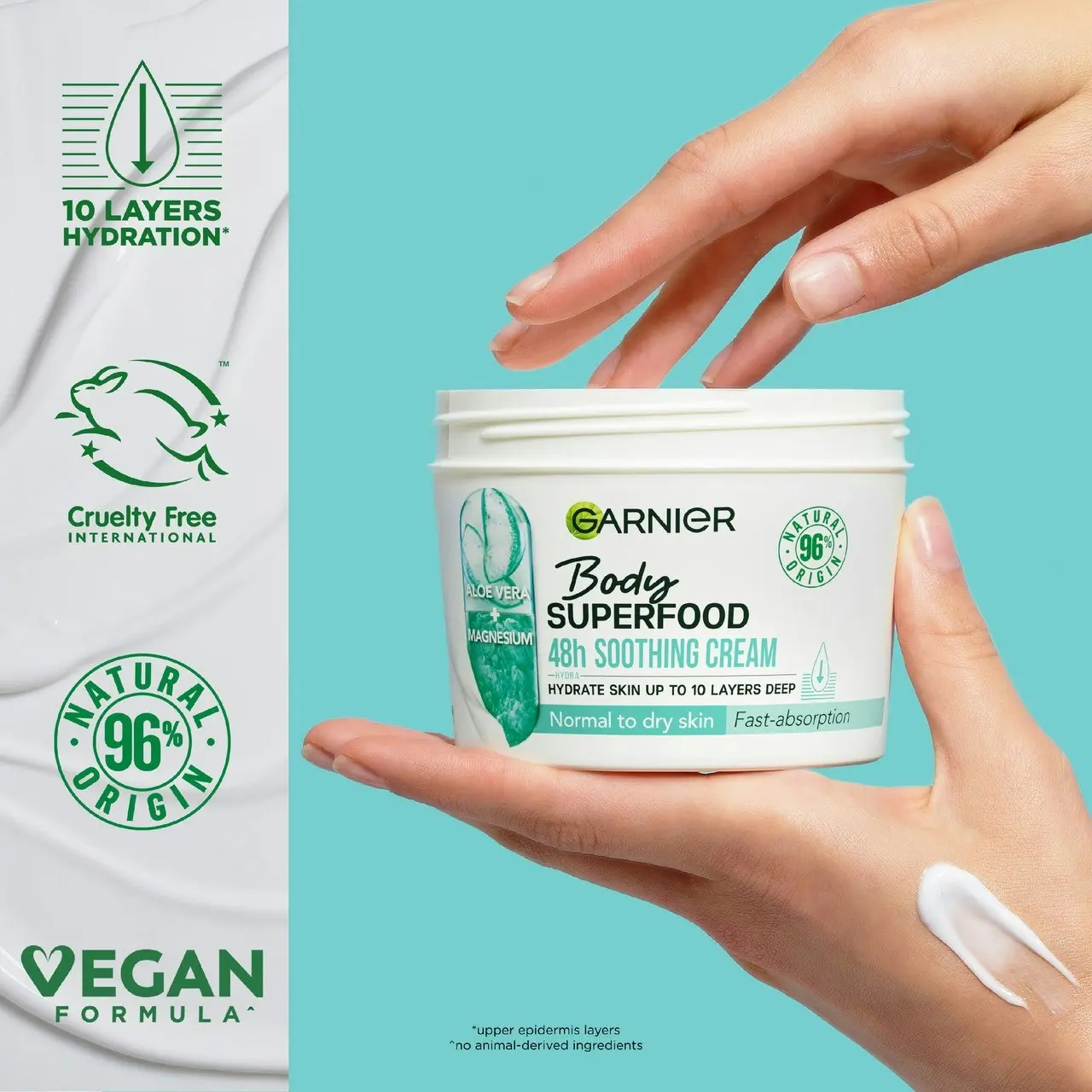 Garnier Body Superfood Aloe Vera & Magnesium Body Moisturiser 380ml