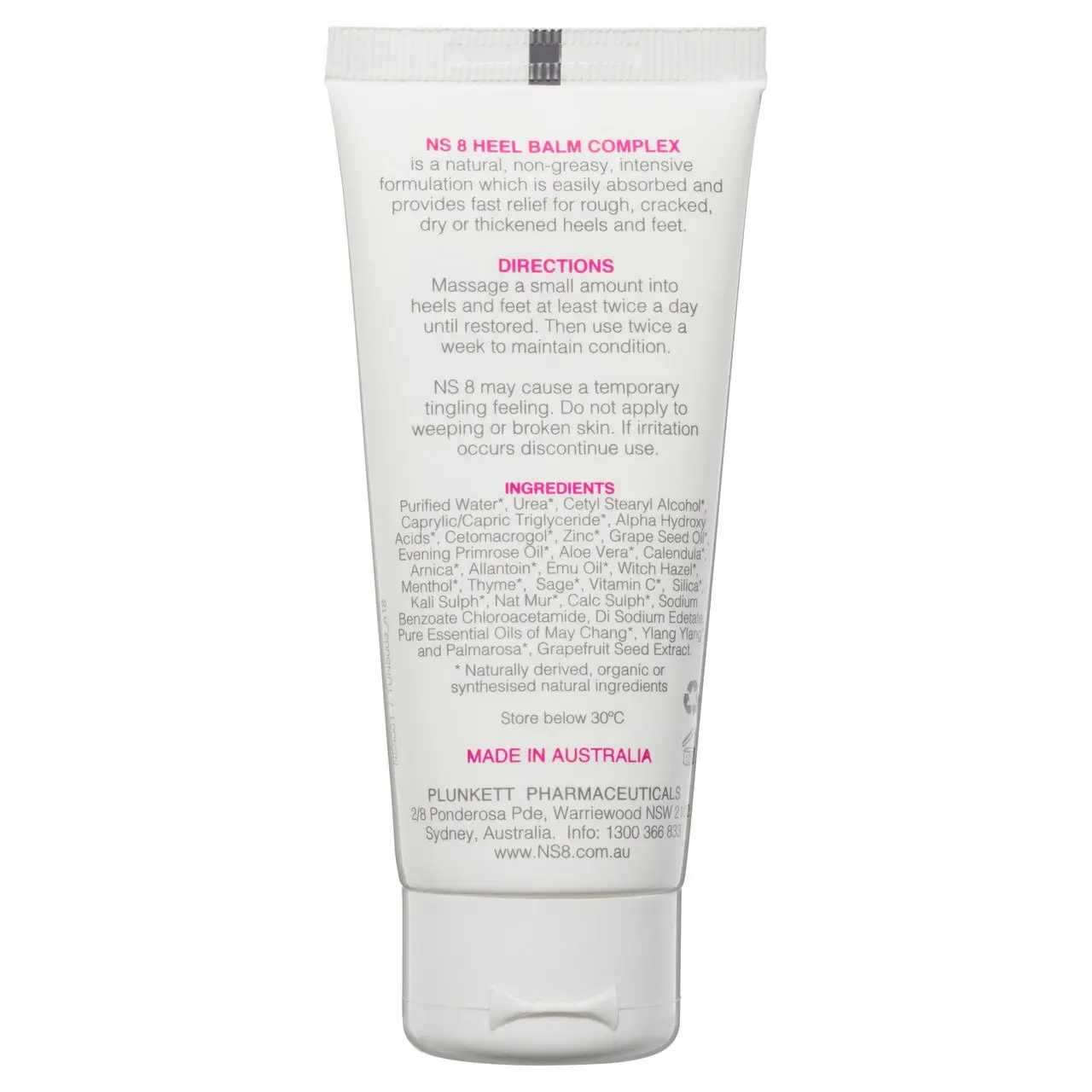 Plunkett's NS 8 Heel Balm Complex 75g