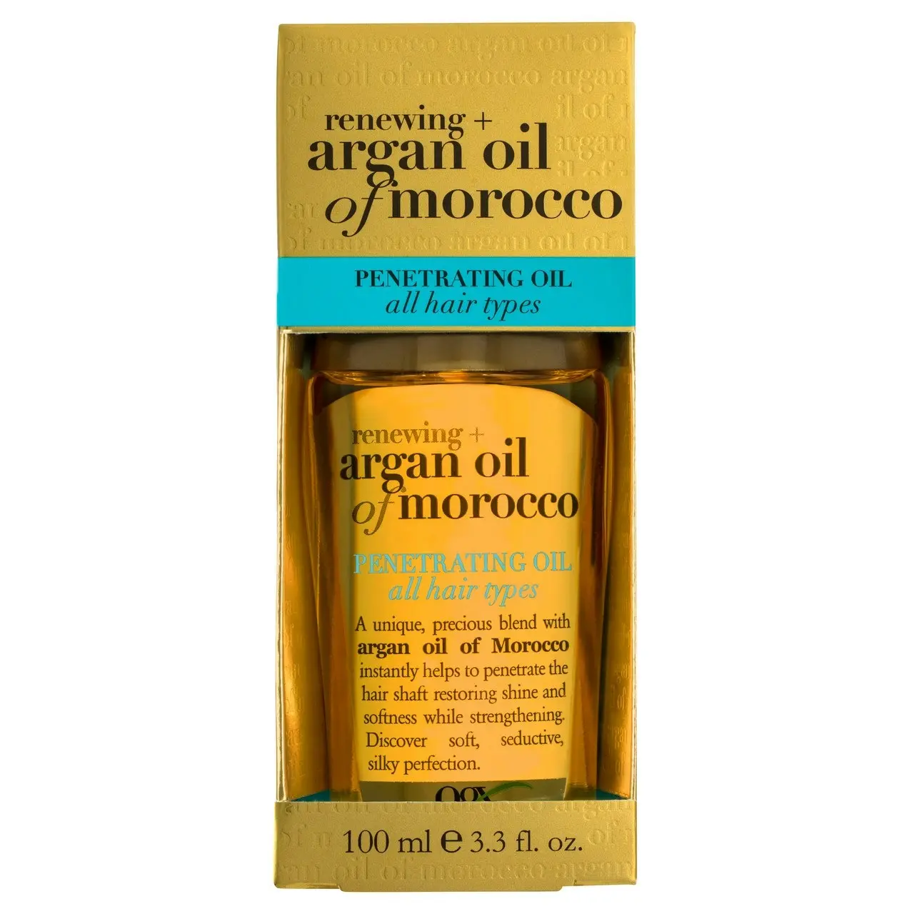 OGX Renewing + Hydrating & Shine Argan Oil of Morocco Penetrating Oil For Dry & Heat Styled Hair 100mL