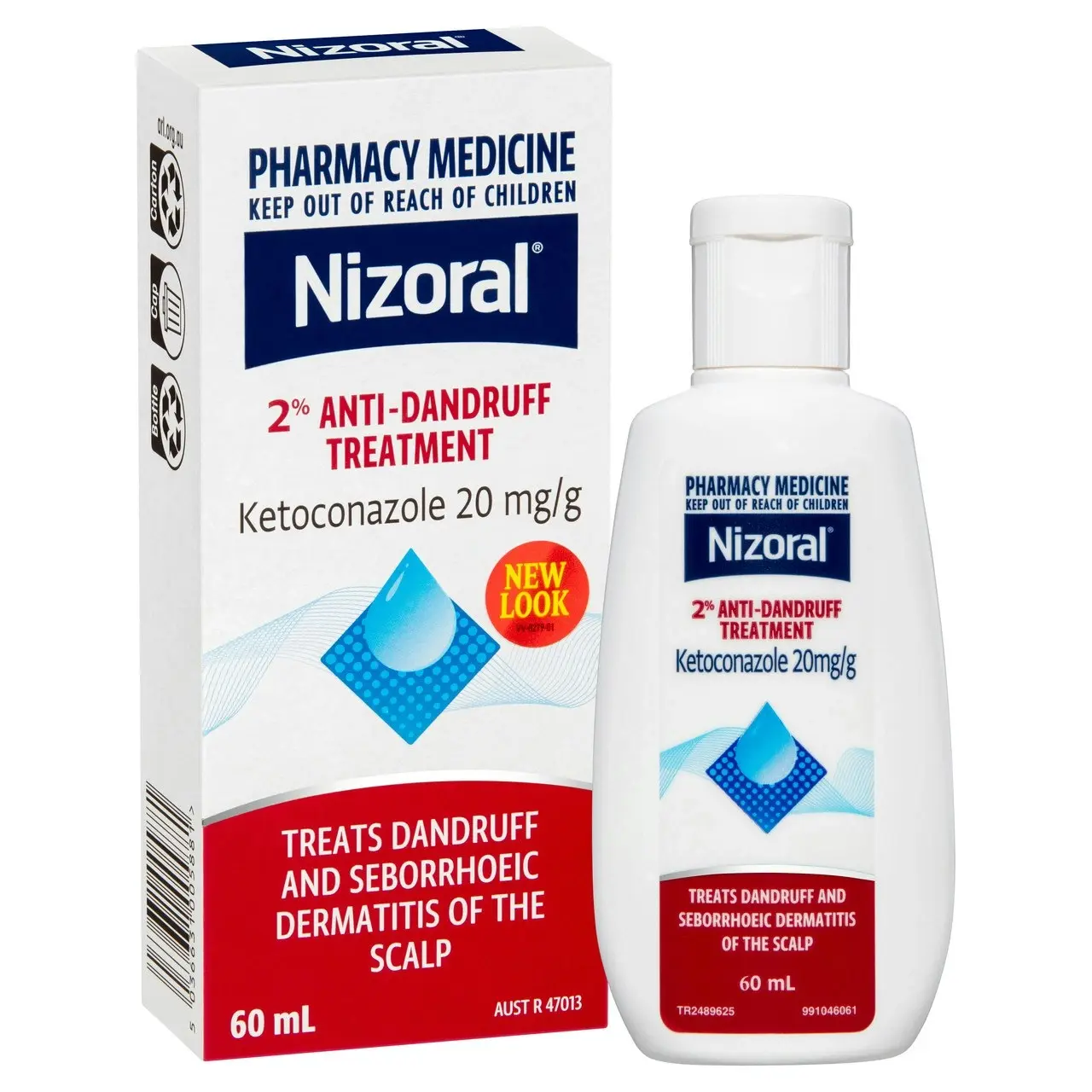 NIZORAL 2% Anti-Dandruff Treatment 60mL