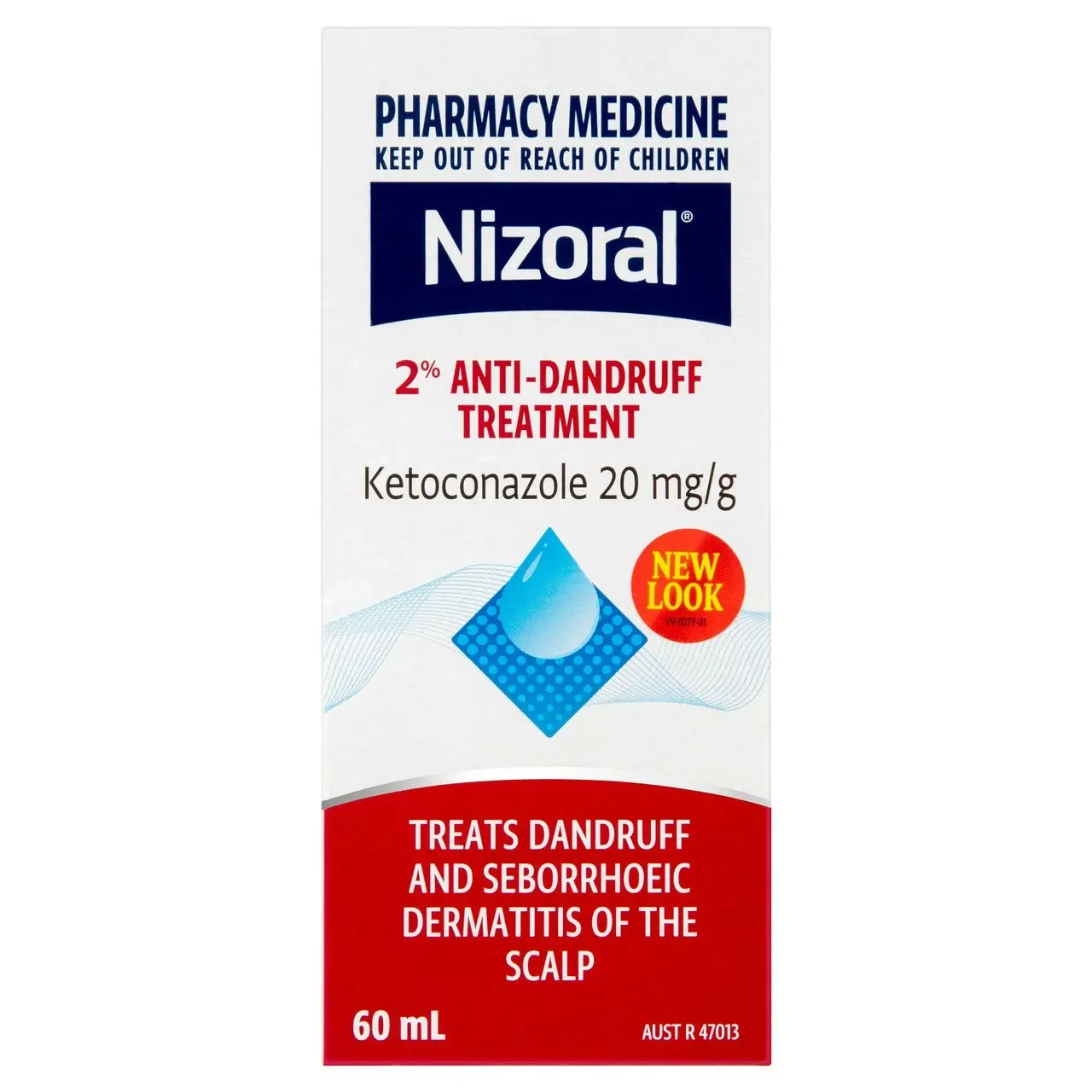 NIZORAL 2% Anti-Dandruff Treatment 60mL