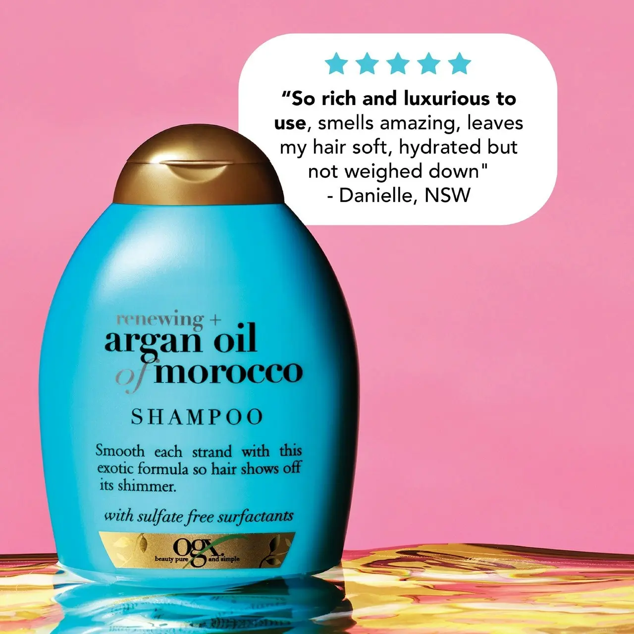 OGX Renewing + Repairing & Shine Argan Oil of Morocco Shampoo For Dry & Damaged Hair 385mL