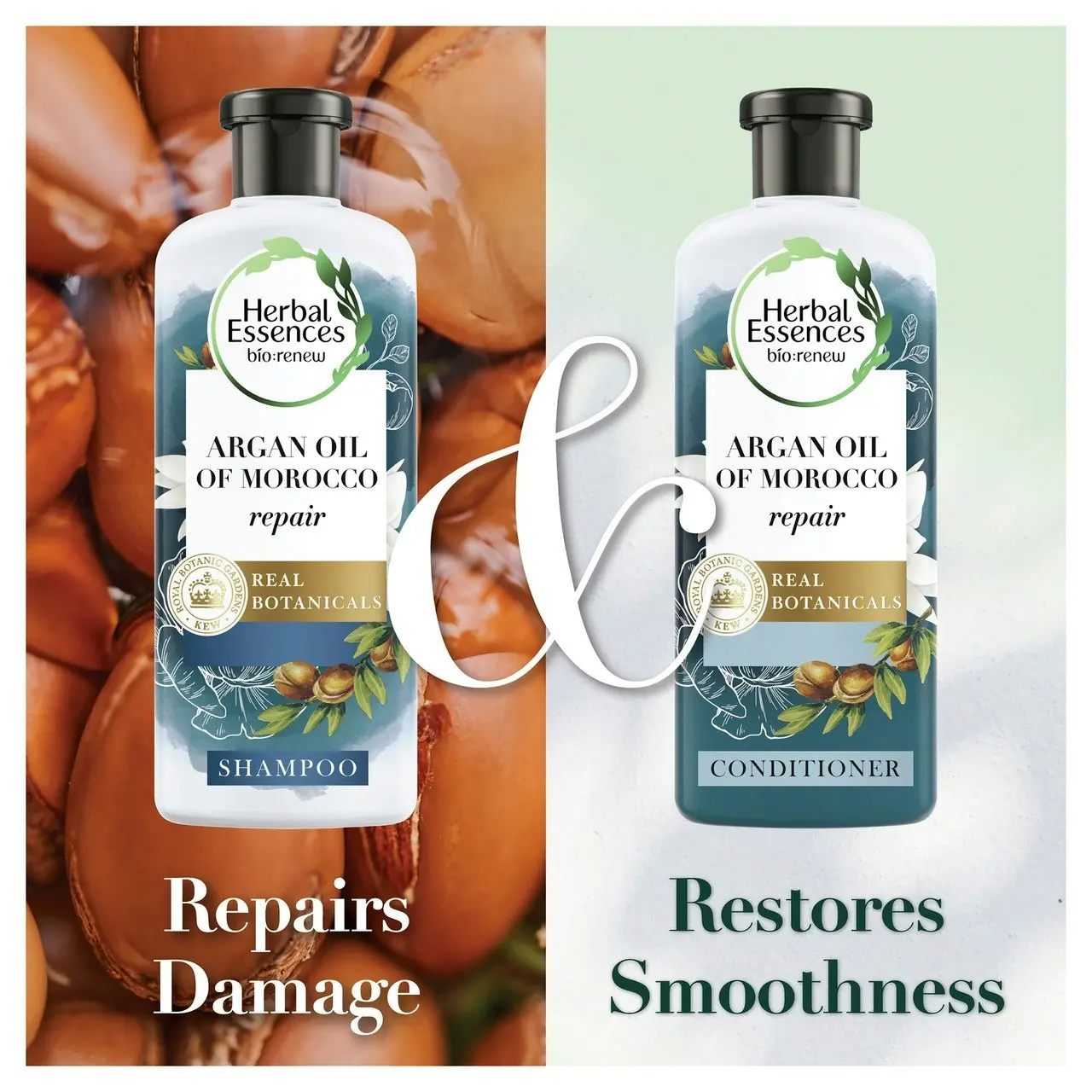 Herbal Essences Bio: Renew Argan Oil of Morocco Repair 90% Natural Origin Shampoo 400 ml