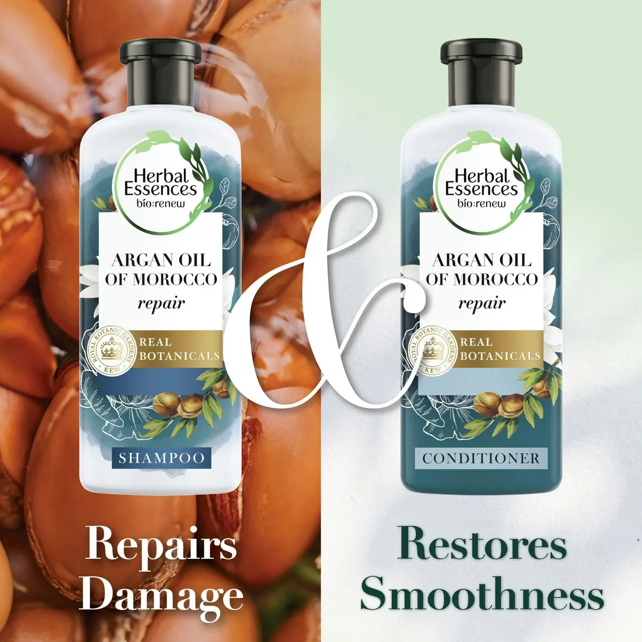 Herbal Essences Bio: Renew Argan Oil of Morocco Repair 90% Natural Origin Conditioner 400 ml