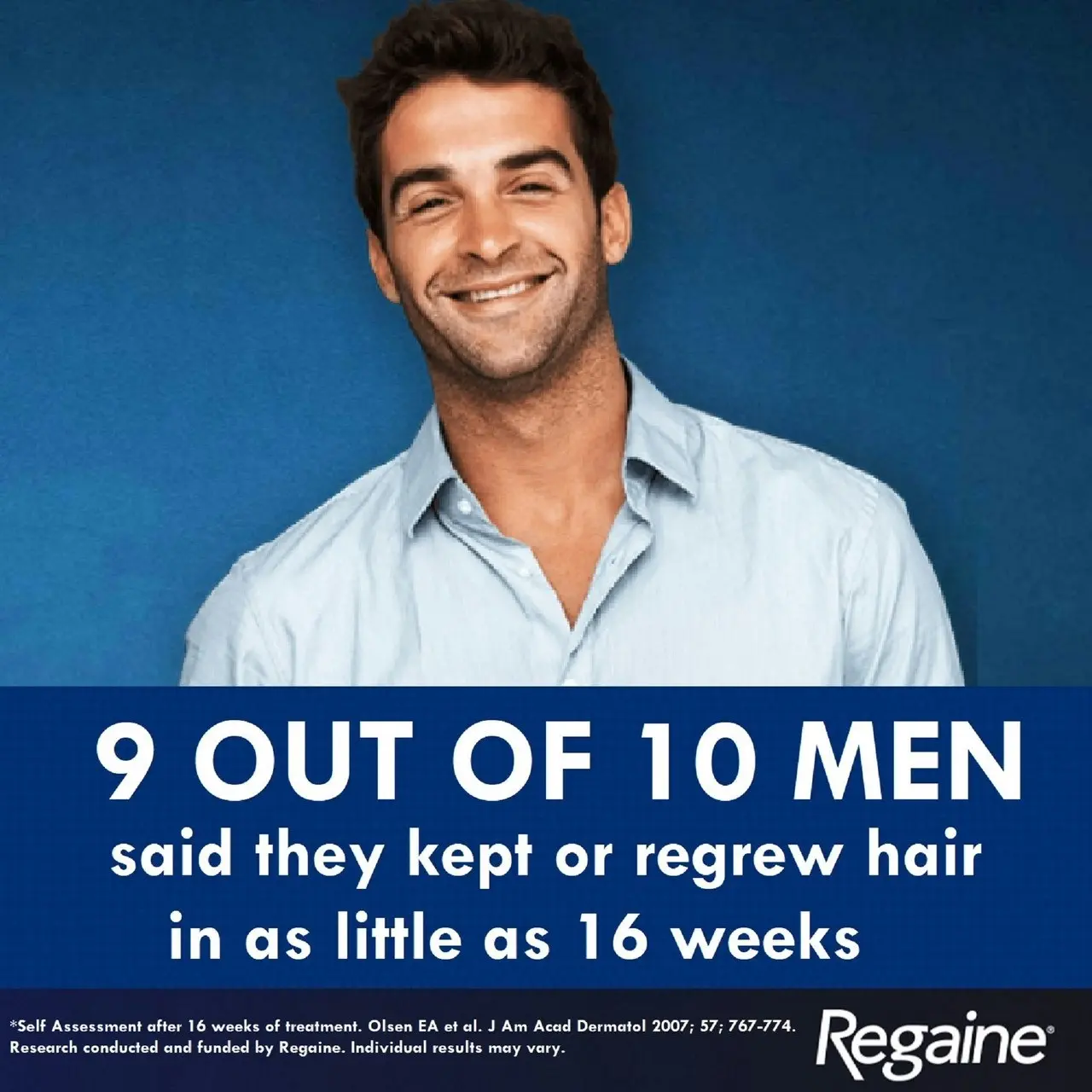 Regaine Men's Extra Strength Minoxidil Foam Hair Regrowth Treatment 4 x 60g