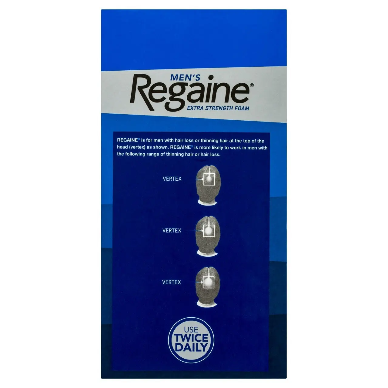 Regaine Men's Extra Strength Minoxidil Foam Hair Regrowth Treatment 4 x 60g