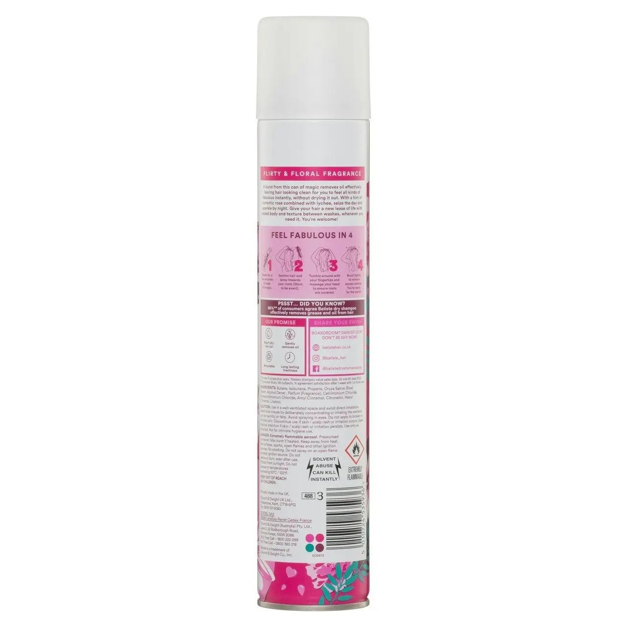 Batiste Blush Dry Shampoo 350mL