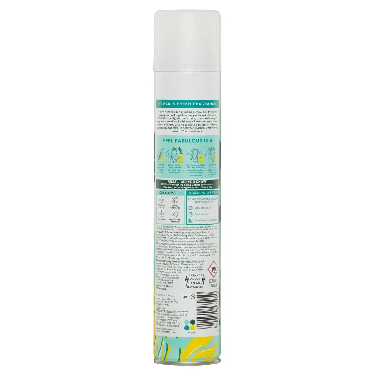 Batiste Original Dry Shampoo 350mL