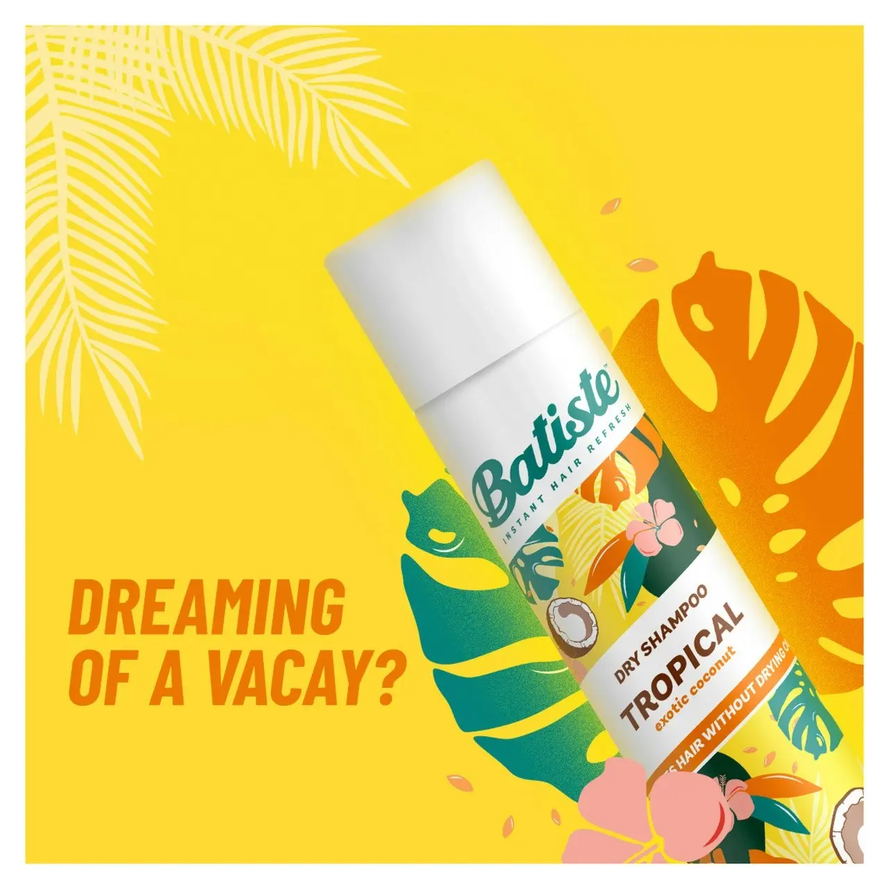 Batiste Tropical Dry Shampoo 350mL