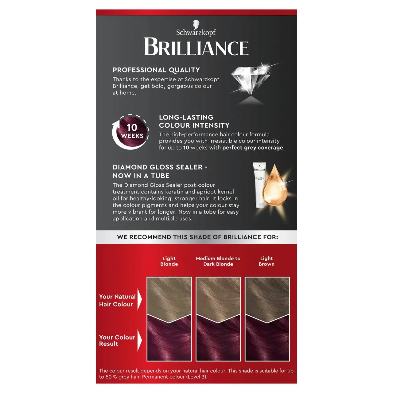 Schwarzkopf Brilliance 23 Burgundy Chic