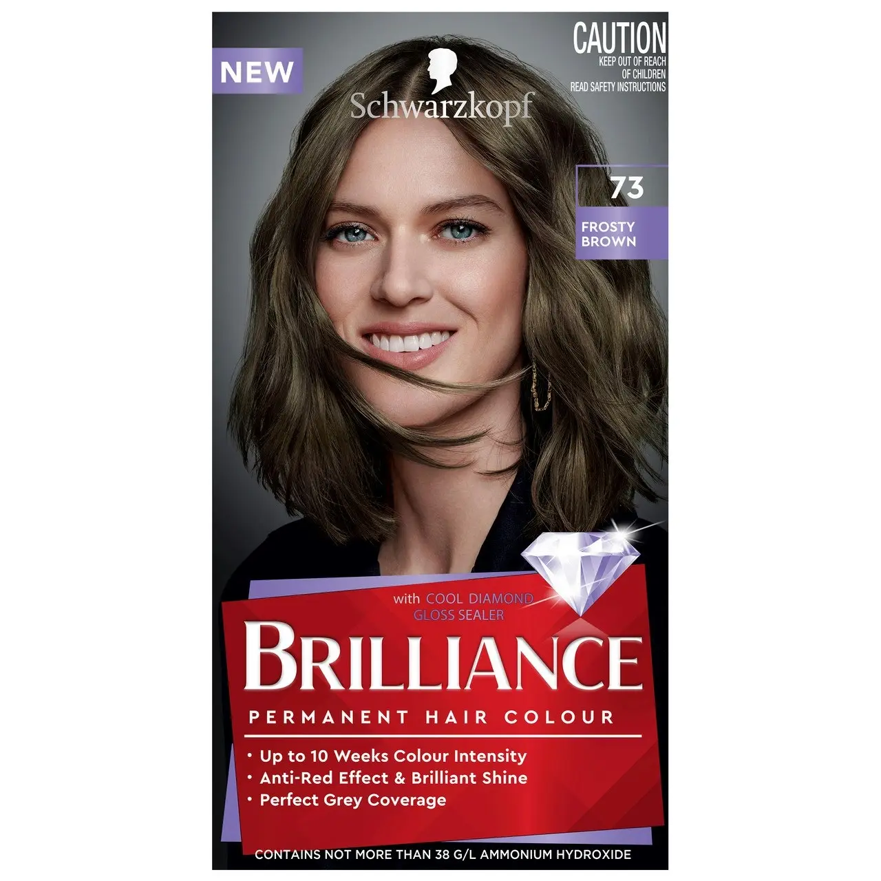 Schwarzkopf Brilliance Cool Browns 73 Frosty Brown