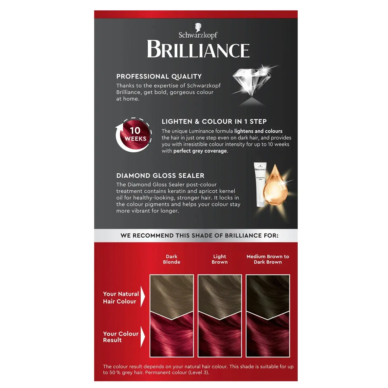 Schwarzkopf Brilliance L43 Smouldering Red