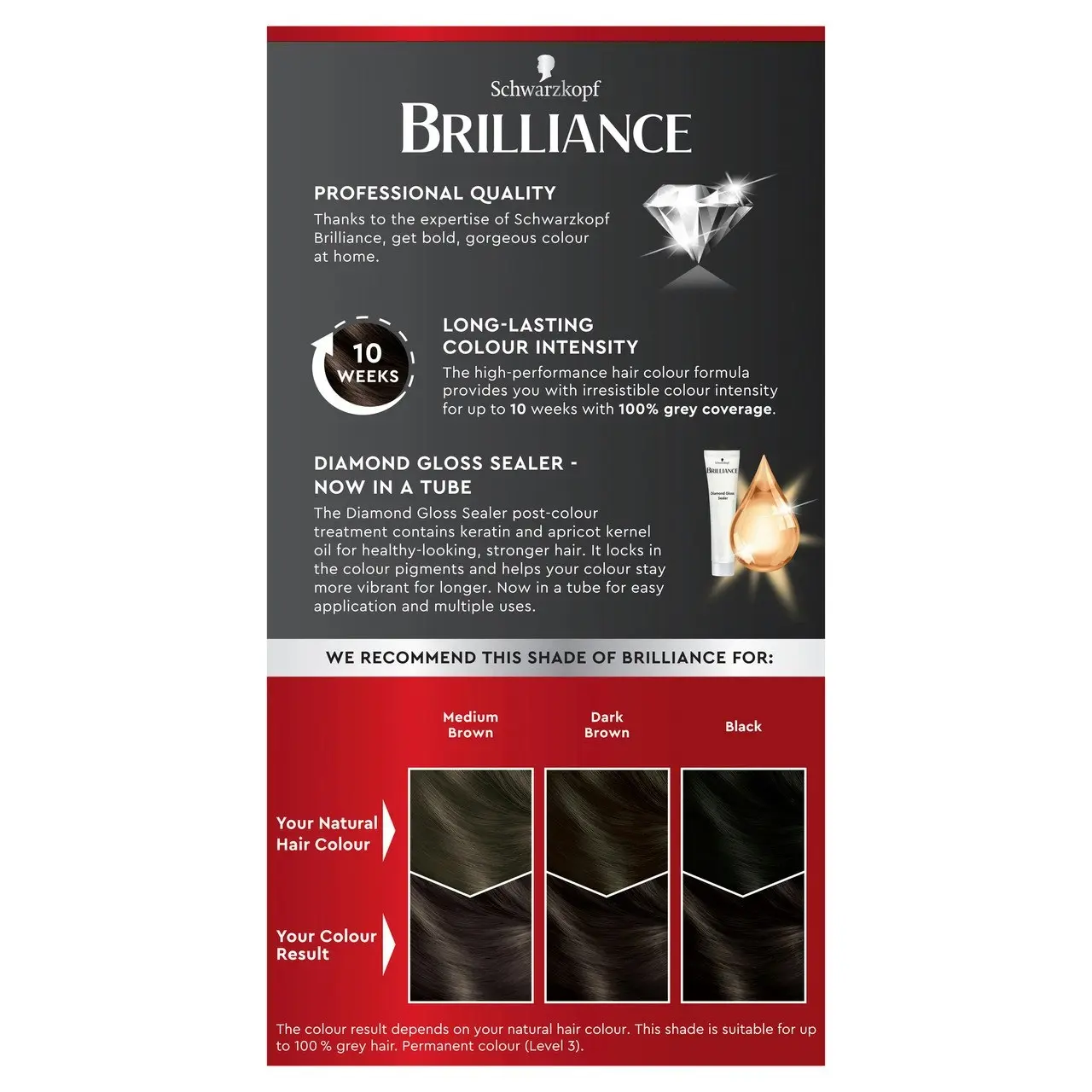 Schwarzkopf Brilliance 88 Dark Brown Allure