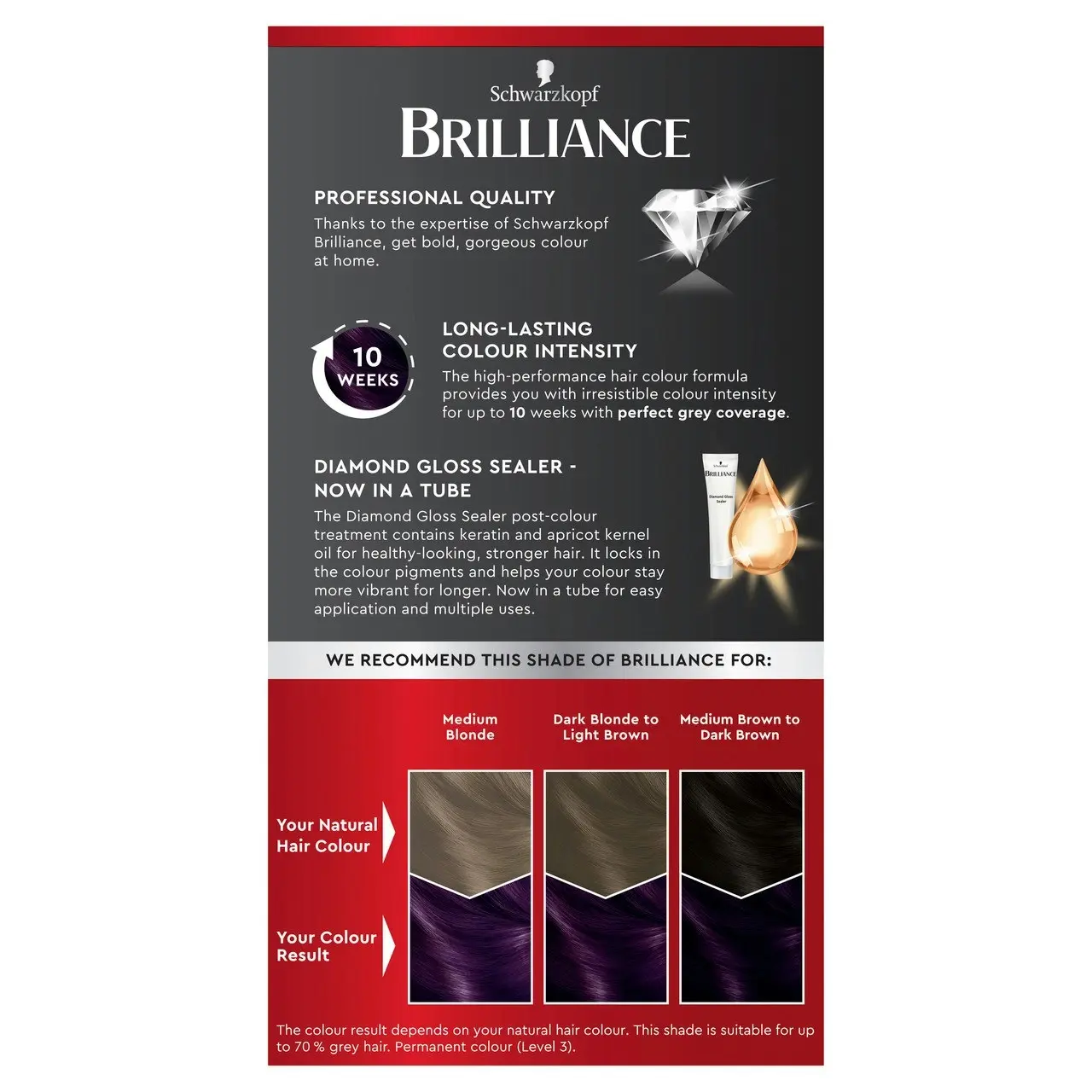 Schwarzkopf Brilliance 03 Dark Amethyst