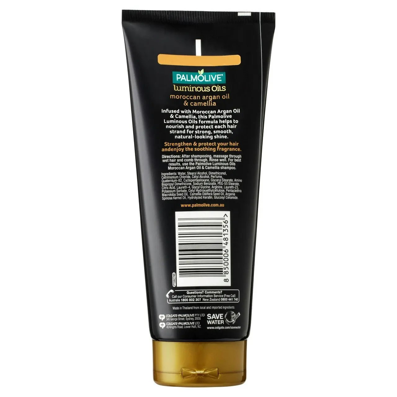 Palmolive Luminous Oils Hair Conditioner, Northern Rivers Macadamia, Argan & Camellia, 350mL, Strengthen and Protect