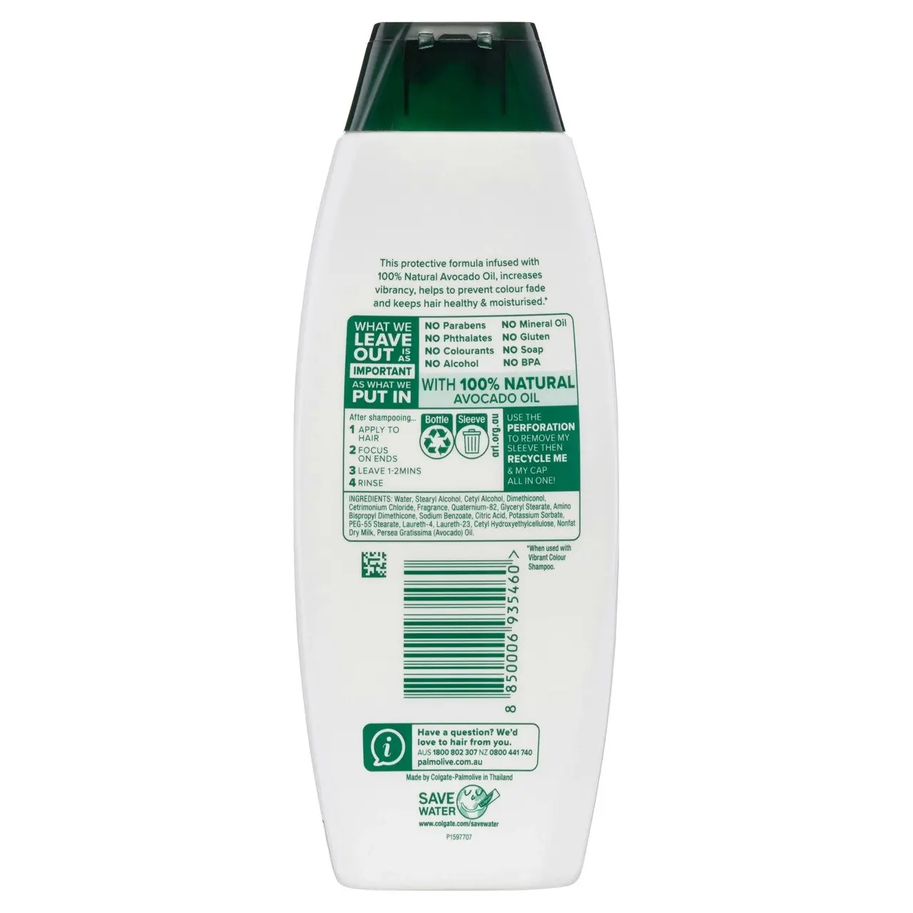 Palmolive Naturals Vibrant Colour Conditioner Avocado 350mL