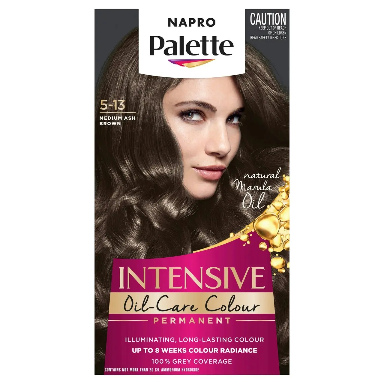 Napro Palette Intensive Creme Colour Permanent 5-13 Medium Ash Brown