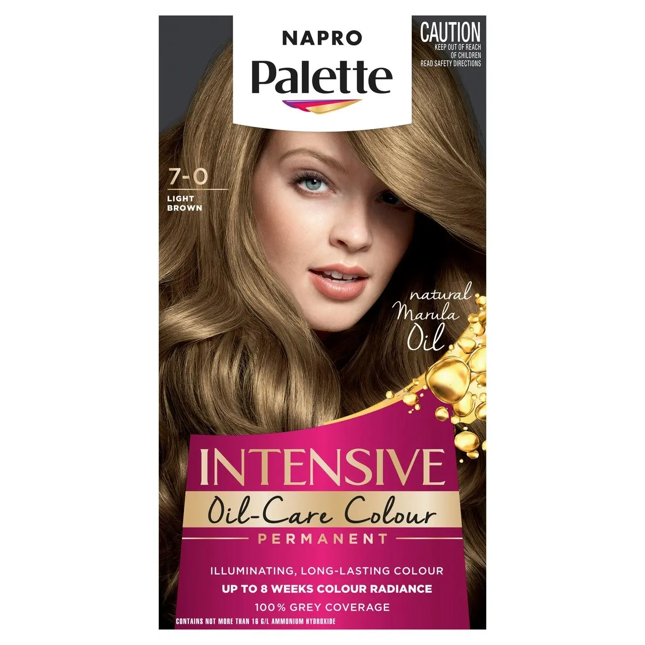 Napro Palette Permanent Hair Colour 7-0 Light Brown