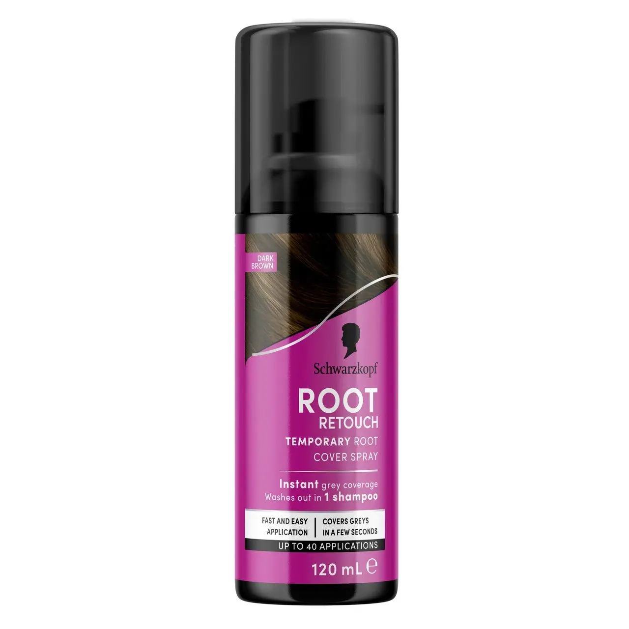 Schwarzkopf Root Retouch Temporary Root Cover Spray - Dark Brown