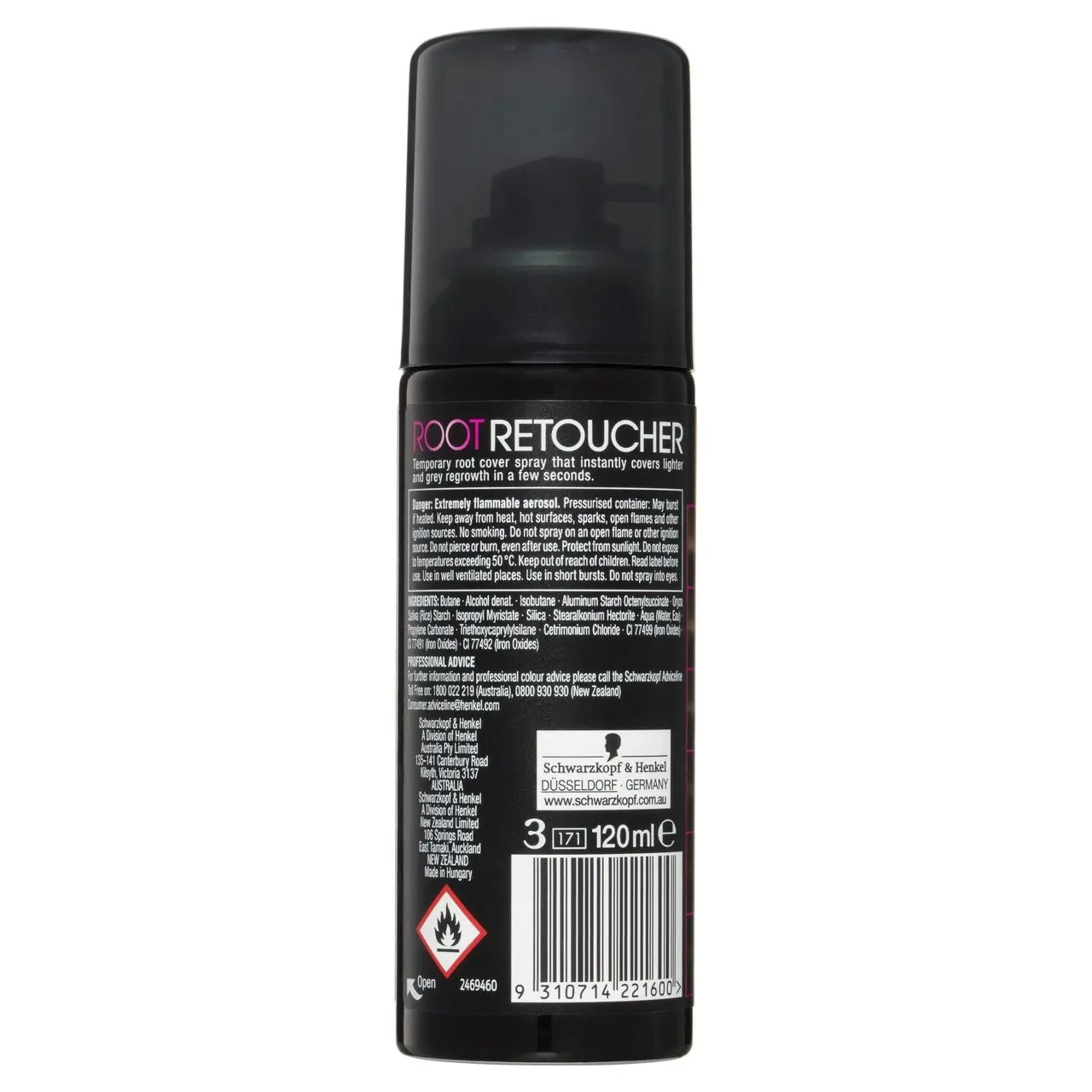 Schwarzkopf Root Retouch Temporary Root Cover Spray - Dark Brown