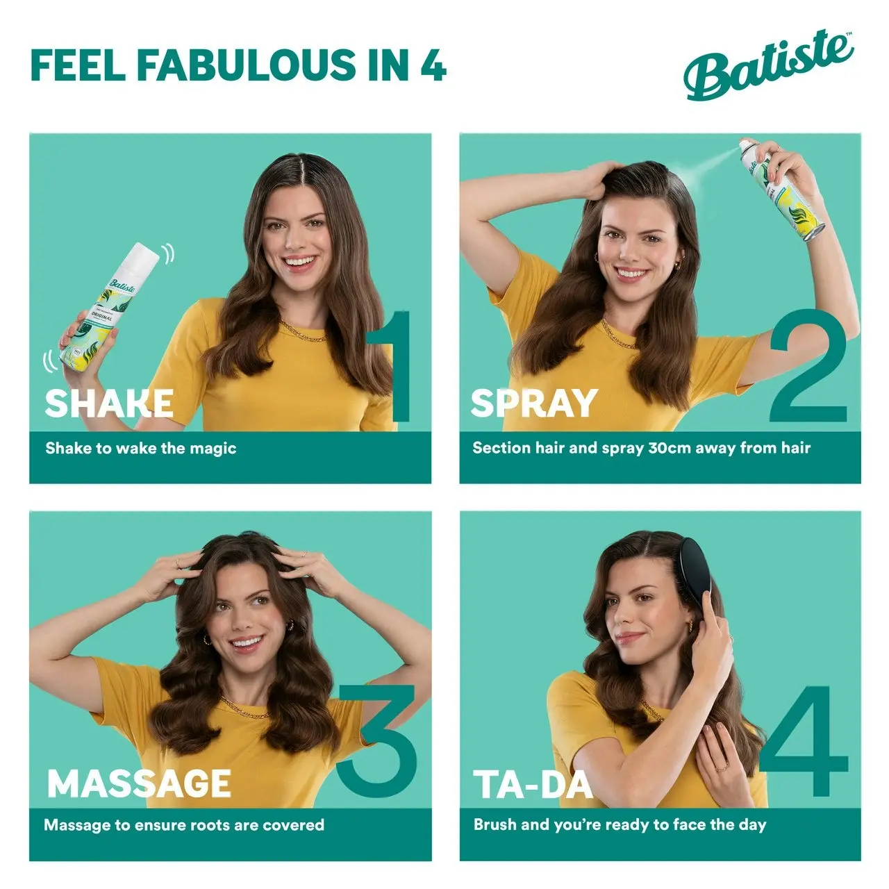 Batiste Rose Gold Dry Shampoo 200mL