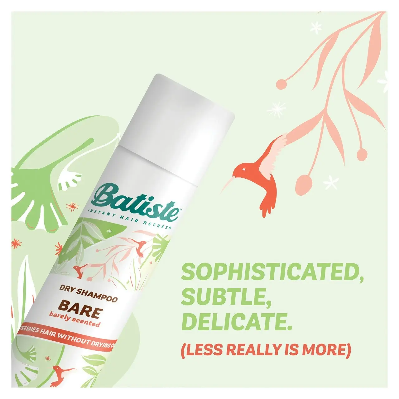 Batiste Bare Dry Shampoo 200mL