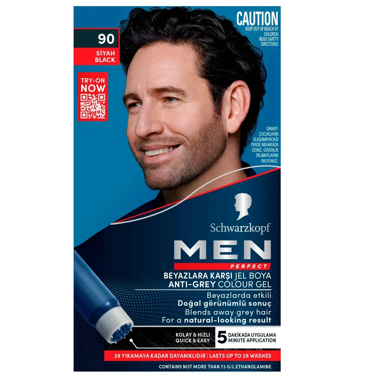 Schwarzkopf Men Perfect 90 Black