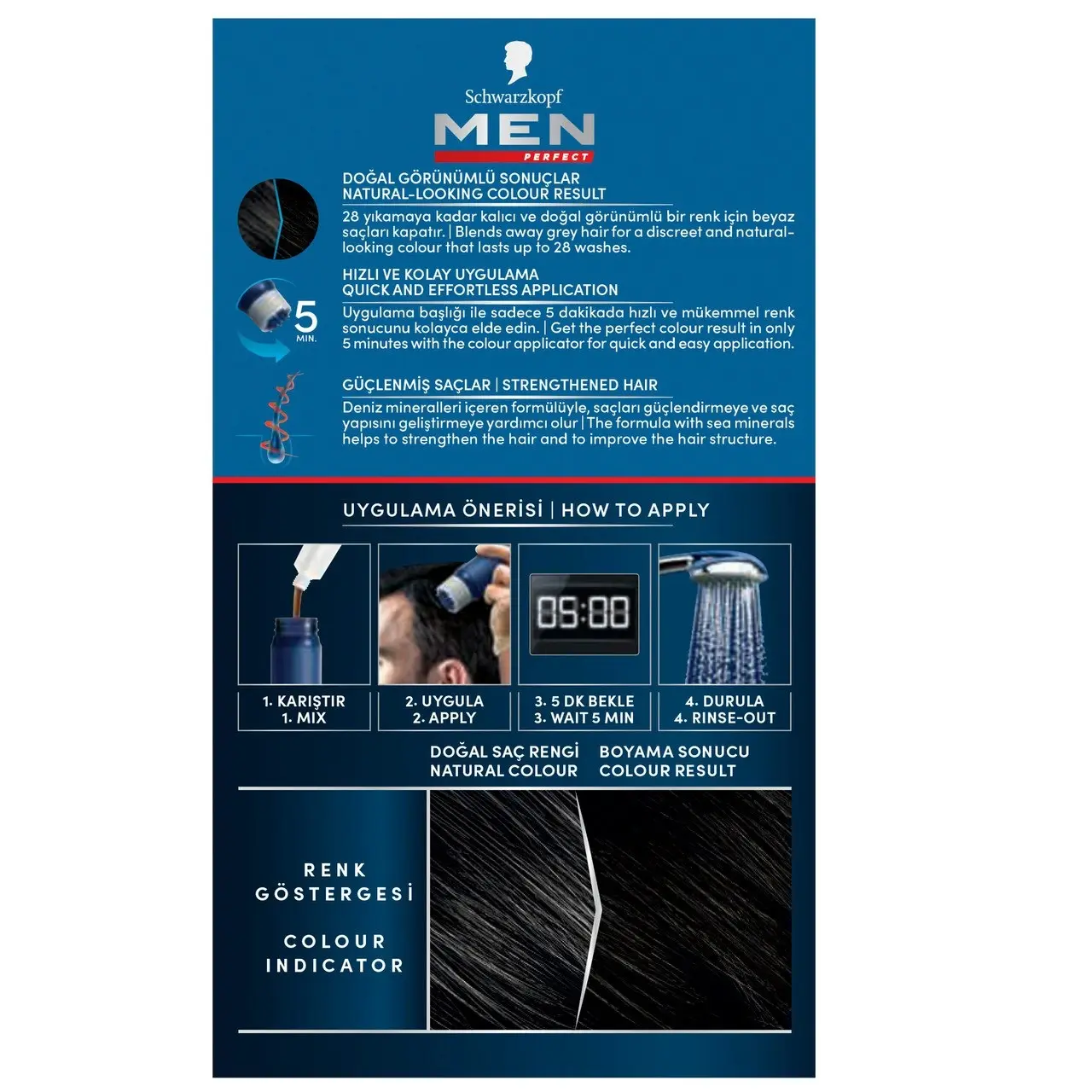 Schwarzkopf Men Perfect 90 Black