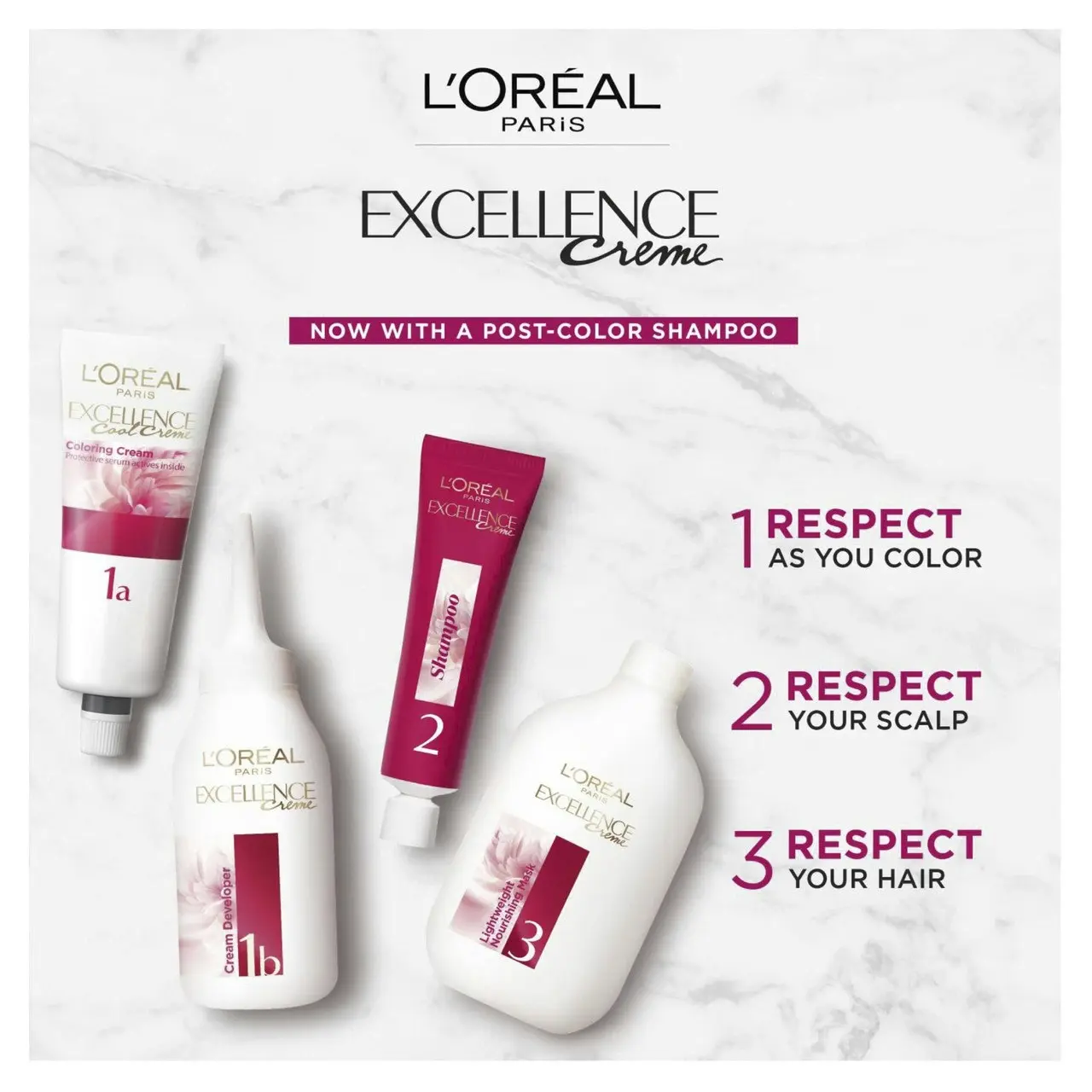 L'Oreal Paris Excellence Creme Permanent Hair Colour - 6.1 Light Ash Brown