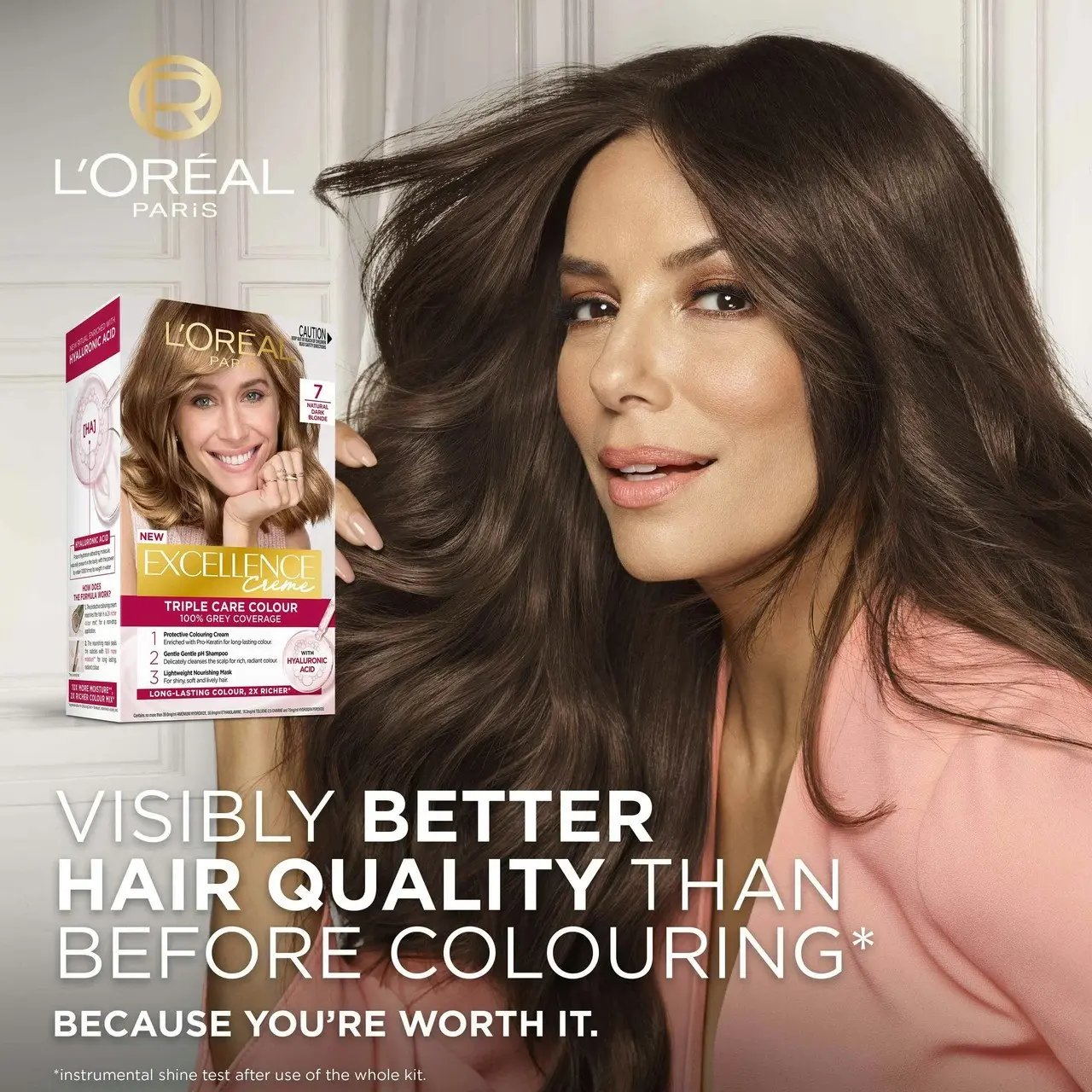 L'Oreal Paris Excellence Creme Permanent Hair Colour - 7 Dark Blonde