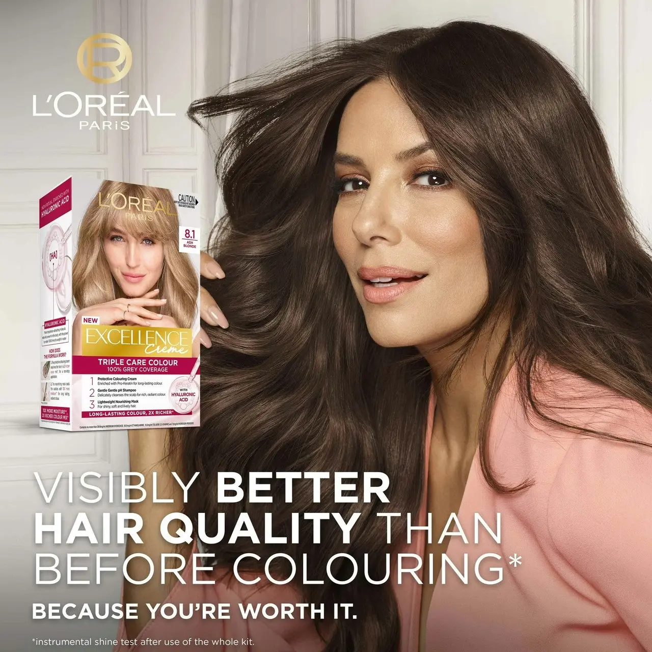 L'Oreal Paris Excellence Creme Permanent Hair Colour - 8.1 Ash Blonde