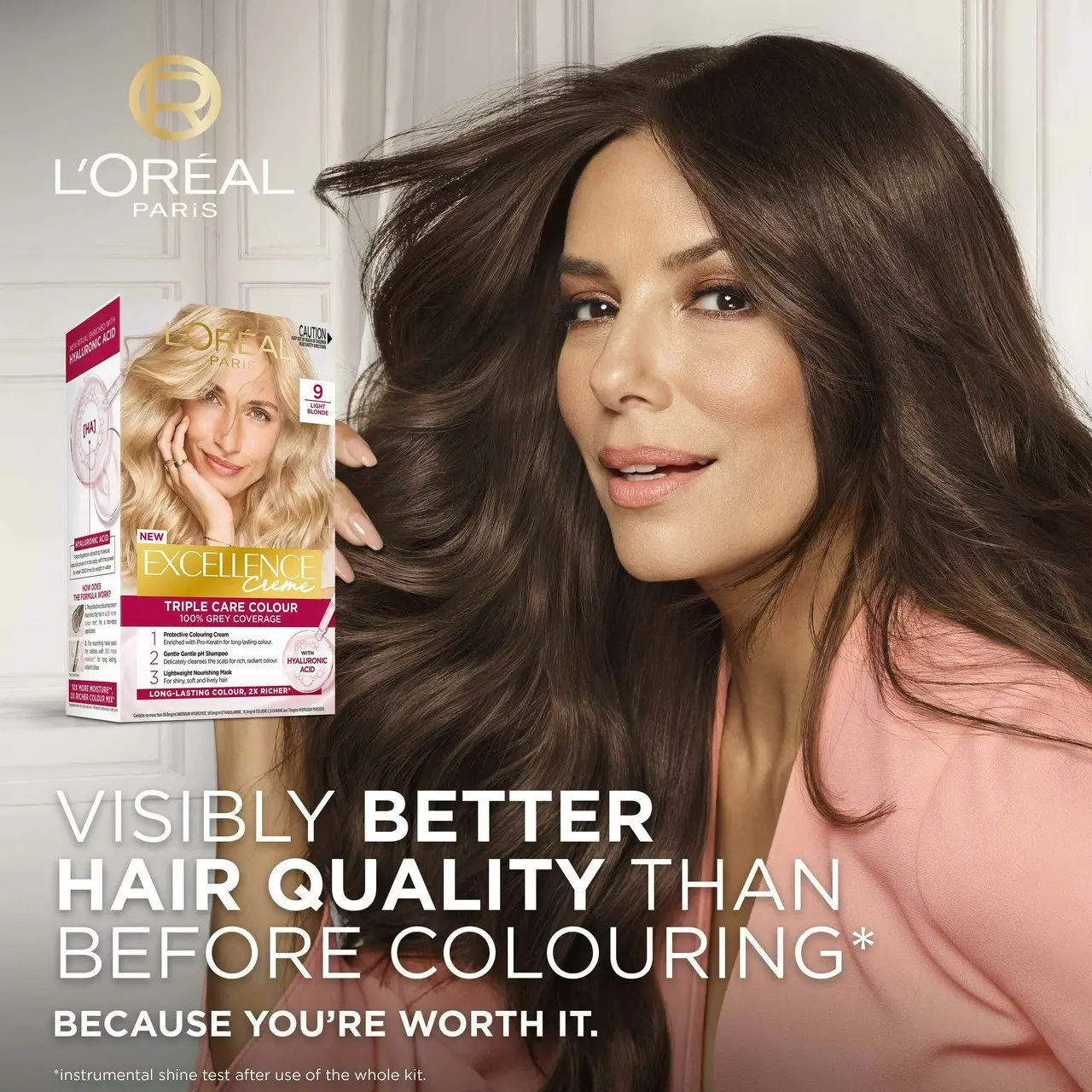 L'Oreal Paris Excellence Creme Permanent Hair Colour - 9 Light Blonde