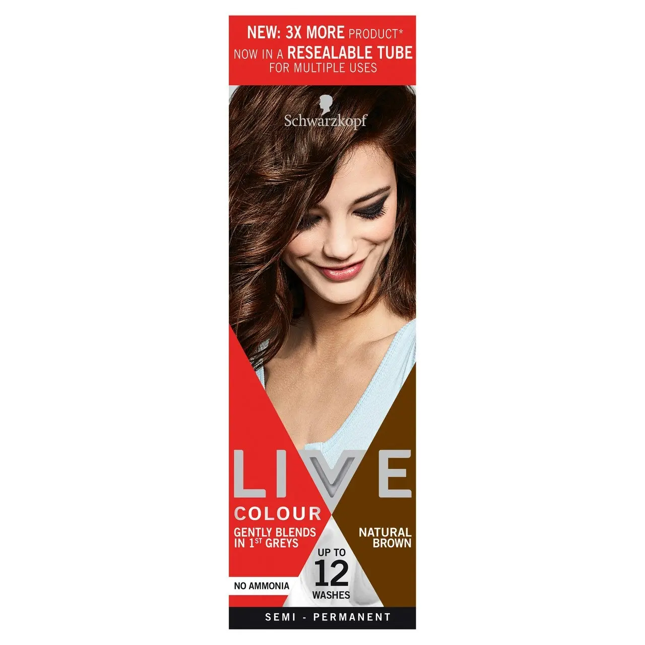 Schwarzkopf Live Colour Natural Brown 75mL