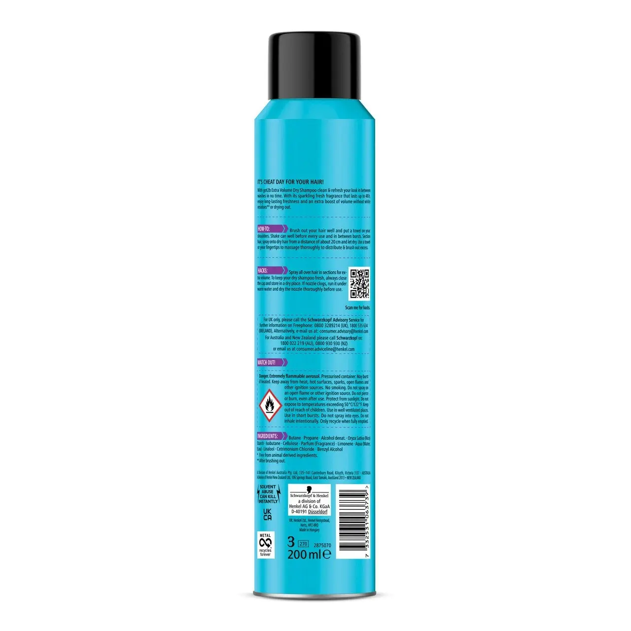 Got2b Fresh It Up Volumizing Dry Shampoo 200mL